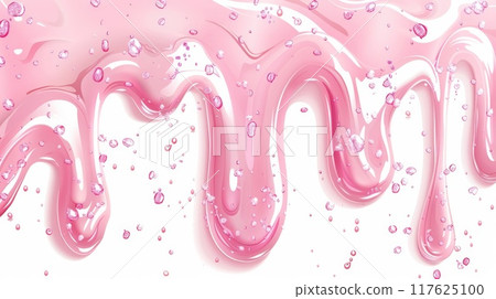 滴落的粉紅色墨水 滴落的粉紅色墨水 117625100