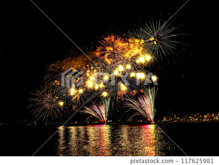 Ito City Anjin Festival Fireworks Display Ito City Anjin Festival Fireworks Display 117625981