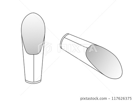 園藝用品/圓筒湯匙（正面/對角線） 117626375