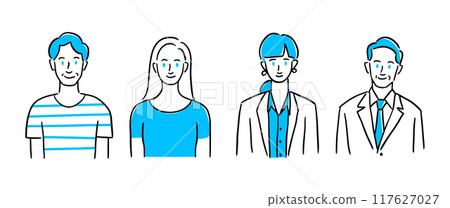 Foreigner vector material set 117627027