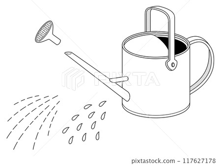 錫製噴壺和澆水零件 117627178
