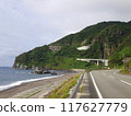 Road running along the coast, Sado, Sotokaifu Coast, Z Hill (Jump Hill) 117627779