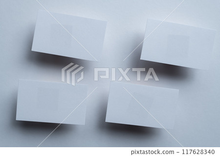 排列好的白卡 排列好的白卡 117628340