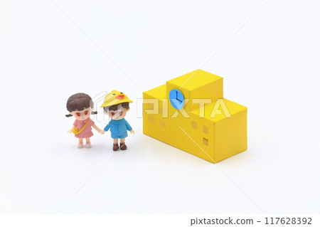 學校和孩子的形象 學校和孩子的形象 117628392