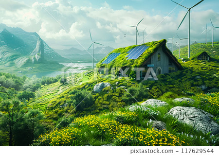Sustainable living and the harmonious integration of nature within urban environments. Sustainable living and the harmonious integration of nature within urban environments. 117629544