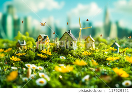 Sustainable living and the harmonious integration of nature within urban environments. 117629551