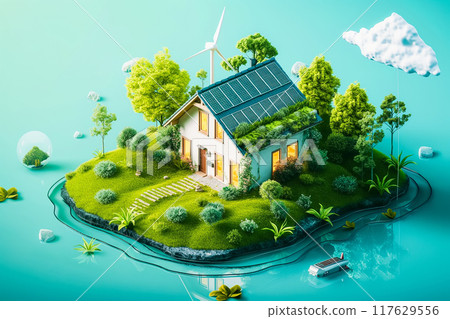 Sustainable living and the harmonious integration of nature within urban environments. Sustainable living and the harmonious integration of nature within urban environments. 117629556