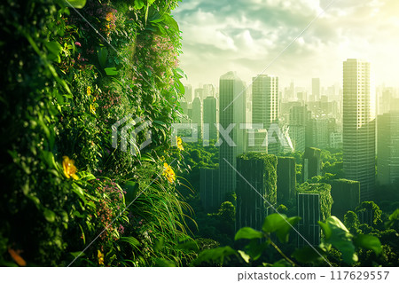 Sustainable living and the harmonious integration of nature within urban environments. 117629557