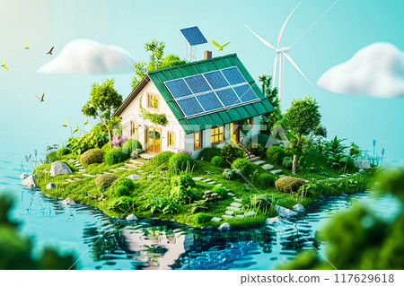 Sustainable living and the harmonious integration of nature within urban environments. 117629618