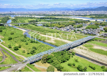 View from Twin Arch 138, Ichinomiya City (towards Gifu City) 117630281