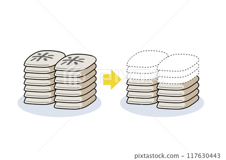 大米短缺的形象說明 117630443