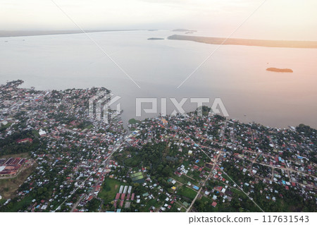 Shore of bluefilds town 117631543