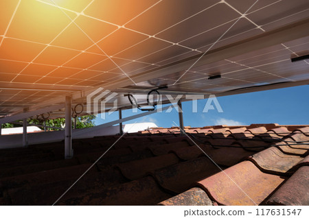 Roof metal structure for solar panel Roof metal structure for solar panel 117631547