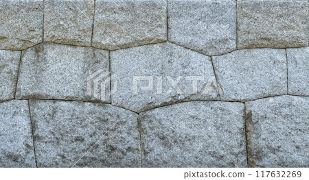 Stone wall texture background. Material construction. 117632269