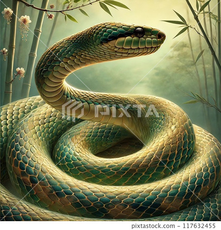 蛇年插圖 117632455