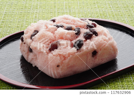Cherry blossom steamed bread Cherry blossom steamed bread 117632906