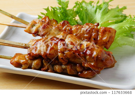 Delicious yakitori 117633668
