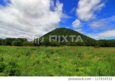 Early summer, Lake Haruna, Mount Haruna, Mount Haruna Fuji, Gunma Early summer, Lake Haruna, Mount Haruna, Mount Haruna Fuji, Gunma 117634532