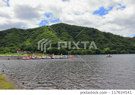 Early summer, Lake Haruna, Mount Haruna, Mount Haruna Fuji, Gunma 117634541