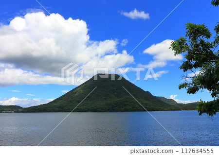 Early summer, Lake Haruna, Mount Haruna, Mount Haruna Fuji, Gunma 117634555