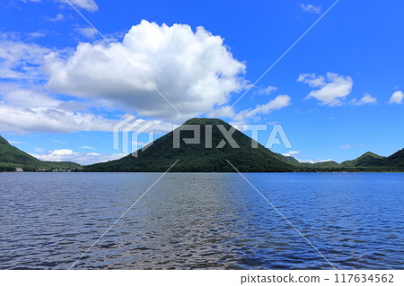 Early summer, Lake Haruna, Mount Haruna, Mount Haruna Fuji, Gunma 117634562