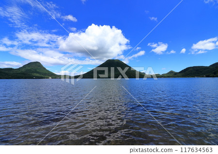 Early summer, Lake Haruna, Mount Haruna, Mount Haruna Fuji, Gunma 117634563