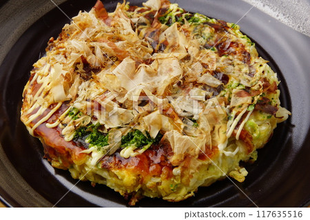 豬肉球okonomiyaki 117635516