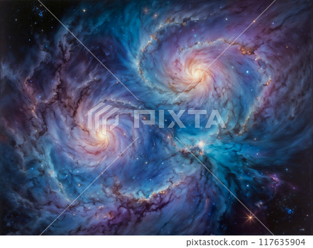 galaxy in a free space 117635904