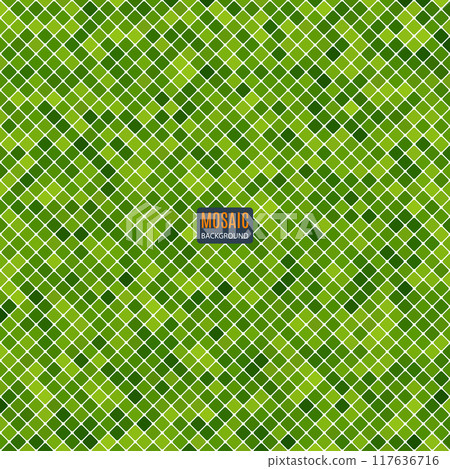 background abstract mosaic of the squares green color for your purposes in design. vector illustration background abstract mosaic of the squares green color for your purposes in design. vector illustration 117636716