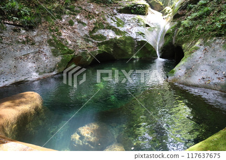 Fukaya Ryuchin Valley and Ryuchin Shrine / Ryuchin Falls [Uda City, Nara Prefecture] 117637675