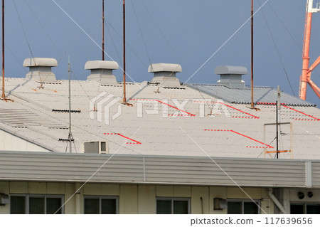 Factory roof image Factory roof image 117639656