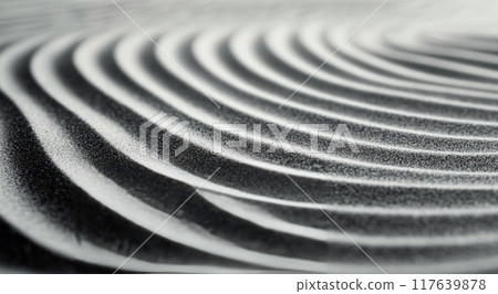Detailed patterns of sound waves created on a textured surface during a scientific demonstration Detailed patterns of sound waves created on a textured surface during a scientific demonstration 117639878