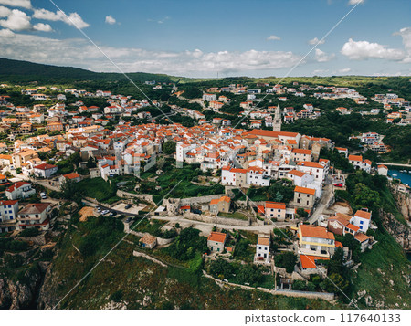 The picturesque town of Vrbnik The picturesque town of Vrbnik 117640133