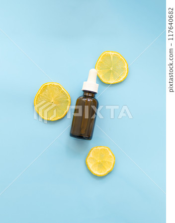 facial serum with vitamin C, package facial serum with vitamin C, package 117640682