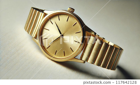 Precious metal gold watch 117642128