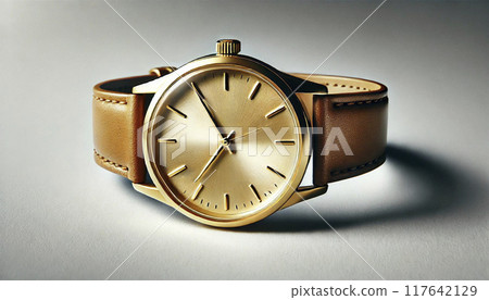 Precious metal gold watch 117642129
