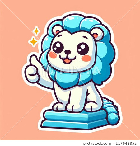 可愛的魚尾獅 117642852