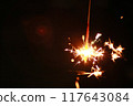 Hand-held fireworks 117643084