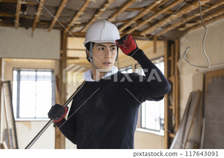 Interior demolition site, renovation, remodeling 117643091