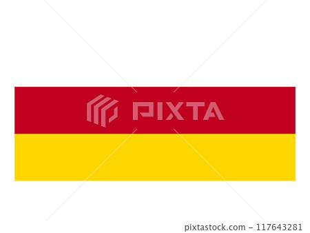 National flag South Ossetia National flag South Ossetia 117643281