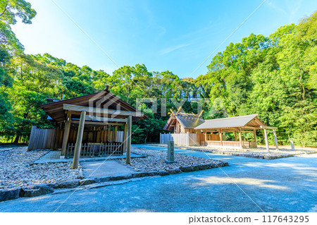 Summer at Munakata Taisha Shrine, Hetsumiya, Second Shrine, Third Shrine, Munakata City, Fukuoka Prefecture 117643295