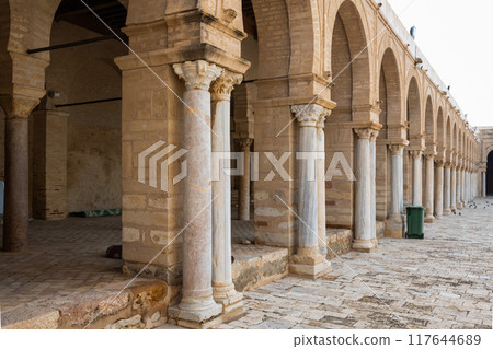 Patio of Great Mosque of Kairouan, Tunisia Patio of Great Mosque of Kairouan, Tunisia 117644689