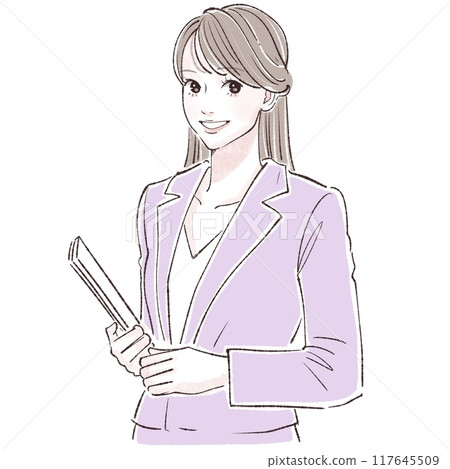 婦女和女孩插畫素材 117645509