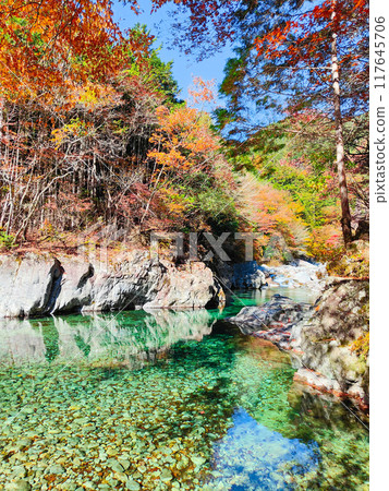阿加尼亞山谷在秋天 阿加尼亞山谷在秋天 117645706