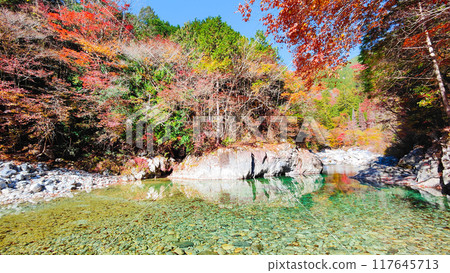 The Agana valley in autumn 117645713