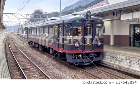 京都丹後鐵道黑松等待發車 117645854