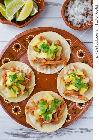 Tacos al pastor (Mexican cuisine) 117646063