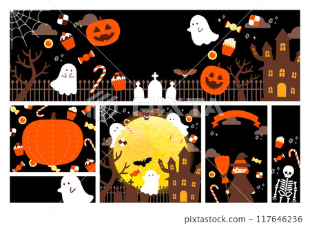 Halloween material set_7 117646236