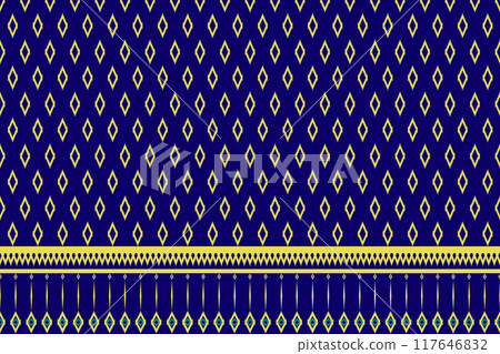 ikat geometric ethnic pattern. ikat geometric ethnic pattern style. ikat pattern design for clothing, textile, wrapping, background, wallpaper, carpet, embroidery, vector, illustration design ikat geometric ethnic pattern. ikat geometric ethnic pattern style. ikat pattern design for clothing, textile, wrapping, background, wallpaper, carpet, embroidery, vector, illustration design 117646832