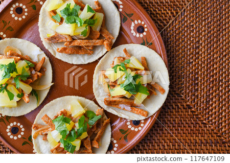 Tacos al pastor (Mexican cuisine) 117647109